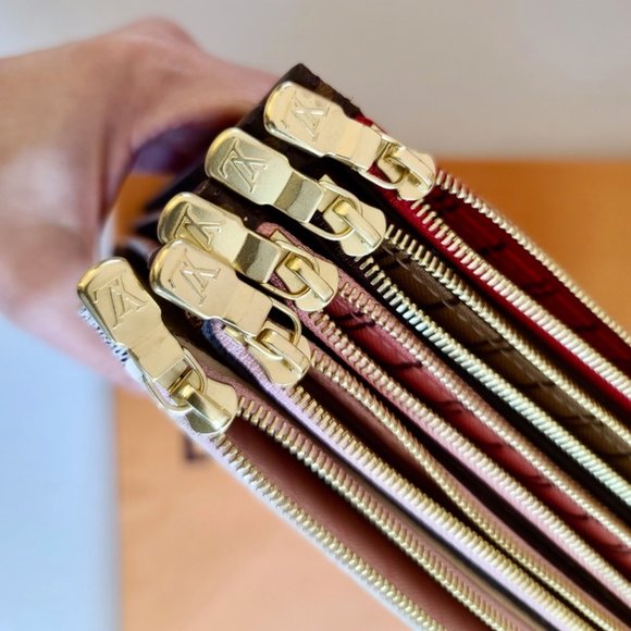 Louis Vuitton Neverfull Pochete Damier Ebene pink - Picture 12 of 15